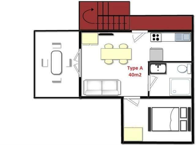 Apartment F-1 Klimno Eksteriør billede
